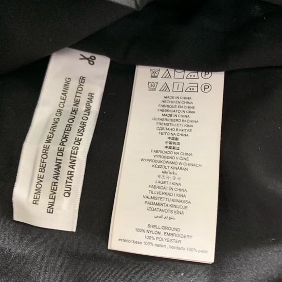 NWT Michael Michael Kors Embroiled Floral Dress Classic Black White 0 - Picture 7 of 8